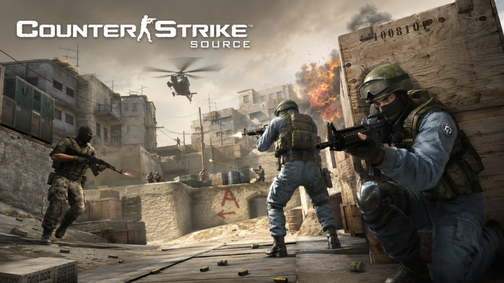 Counter-Strike Source tactical shooter for weak PCs